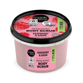 NATURA SIBERICA Organic Shop Renewing Scrub Σώματος, Βατόμουρου και Ζάχαρη - 250ml