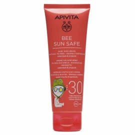 APIVITA Bee Sun Safe Baby Sun Cream, Βρεφική Αντηλιακή Κρέμα SPF30 - 100ml