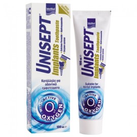 INTERMED Unisept Implants Toothpaste, Οδοντόκρεμα Κατάλληλη για Οδοντικά Εμφυτεύματα - 100ml