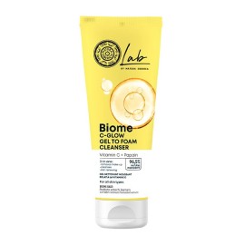 NATURA SIBERICA Biome C-Glow Gel To Foam Cleanser, Αφρώδες Τζελ Καθαρισμού - 140ml