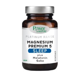 POWER HEALTH Platinum Range Magnesium Premium 5 Sleep με 5 Ενεργές Μορφές Μαγνησίου -60caps