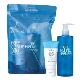 YOUTHLAB Promo Cleansing Duo, Σετ Καθαρισμού και Εξισορρόπησης για Μικτό έως Λιπαρό Δέρμα με Pore Refine Cleanser -300 ml & Blemish Purifying Mask -50ml, 1σετ