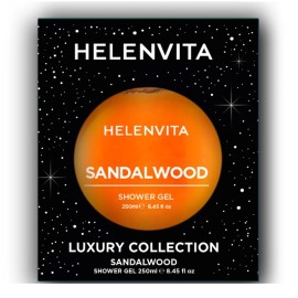 HELENVITA Luxury Collection Sandalwood Shower Gel, Αφρόλουτρο Καθημερινής Χρήσης - 250ml