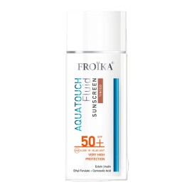 FROIKA Aquatouch Fluid Sunscreen, Αντηλιακό Προσώπου με Χρώμα Tinted SPF50+ -50ml