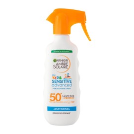 GARNIER Kids Ambre Solaire Sensitive Advanced Spray SPF50+, Αντηλιακό Γαλάκτωμα Κατάλληλο και για Ευαίσθητες Παιδικές Επιδερμίδες - 270ml