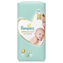 PAMPERS Premium Care No 2 (4-8 Κg) - 46τεμ