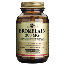 SOLGAR Bromelain 300mg, Φυσικό Πεπτικό Ένζυμο - 60veg. caps