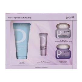 PANTHENOL EXTRA Promo Your Complete Beauty Routine/ Αφρώδες gel Καθαρισμού Προσώπου -150ml & Αντιρυτιδική Κρέμα Ματιών -25ml & Ενυδατική Κρέμα Ημέρας με SPF15 -50ml & Kρέμα Νύχτας για Θρέψη -50ml & ΔΩΡΟ Νεσεσέρ -1σετ