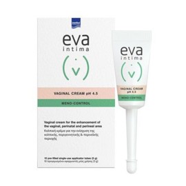 INTERMED Eva Intima Meno Control Vaginal Cream, Κολπική Κρέμα Ισχυρής Ανάπλασης - 10 εφαρμοστές x 5gr
