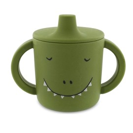 TRIXIE Silicone Sippy Cup Mr Dino, Κύπελλο Σιλικόνης με Χερούλια 207ml - 1τεμ