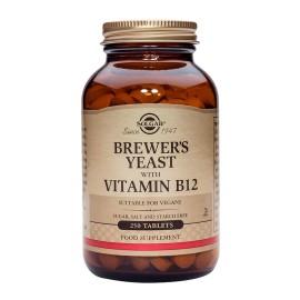 SOLGAR Brewers Yeast with Vitamin B12- 250tabs