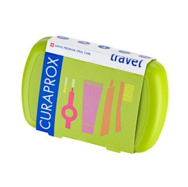 CURAPROX Travel Set 0121, Πακέτο Στοματικής Υγιεινής Ταξιδίου, Πράσινο