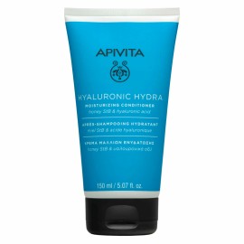 APIVITA Hyaluronic Hydra Moisturizing Conditioner, Μαλακτική Κρέμα Ενυδάτωσης με Μέλι StB & Υαλουρονικό Οξύ - 150ml