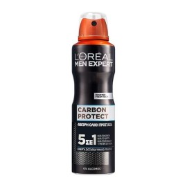 LOREAL PARIS Men Expert Carbon Protect Deo Spray, 48Η Αποσμητικό Σπρέι 5σε1 - 150ml