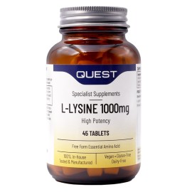 QUEST L-Lysine 1000mg - 45tabs