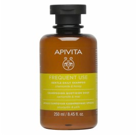 APIVITA Frequent Use Gentle Daily Shampoo, Απαλό Σαμπουάν Καθημερινής Χρήσης με Χαμομήλι & Μέλι - 250ml