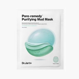 DR. JART+  Pore·remedy Purifying Mud Sheet Mask, Kαθαριστική Mάσκα Προσώπου με Πράσινη Λάσπη - 1τεμ