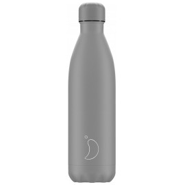 CHILLYS BOTTLES Μπουκάλι- Θερμός, Monochrome All Grey - 500ml