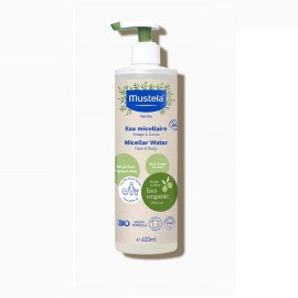 MUSTELA Organic Certified Micellar Water, Βιολογικά Πιστοποιημένο Μικκυλιακό Νερό Καθαρισμού με Βιολογικό Ελαιόλαδο - 400ml