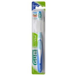GUM Activital Compact Medium Toothbrush, 583, Οδοντόβουρτσα για Υγιή Ούλα - 1τεμ