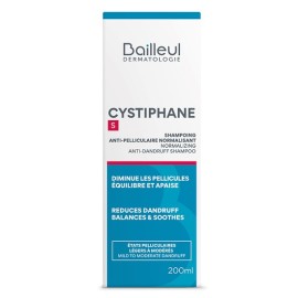 BAILLEUL Cystiphane S Normalizing Anti- Dandruff Shampoo, Εξισορροπιστικό Σαμπουάν Κατά της Πιτυρίδας - 200ml