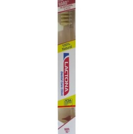LACTONA Natural Extra Hard 3-Row, Οδοντόβουρτσα με Φυσική Τρίχα, Πολύ Σκληρή/Μπλε - 1τεμ