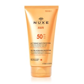 NUXE Sun Melting Lotion High Protection SPF50, Αντηλιακή- Αντιγηραντική Κρέμα Προσώπου & Σώματος - 150ml
