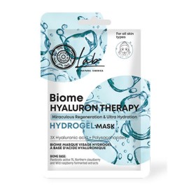 NATURA SIBERICA Biome Hyaluron Therapy Hydrogel Sheet Mask, Μάσκα Προσώπου με Υαλουρονικό Οξύ - 1τεμ