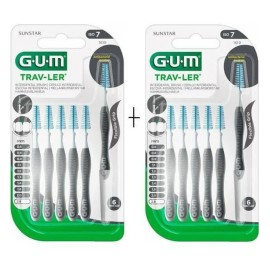 GUM Trav-Ler No7, 2.6mm, 1619, Μεσοδόντια Βουρτσάκια - 6τεμ 1+1 -50% στη 2η συσκευασία