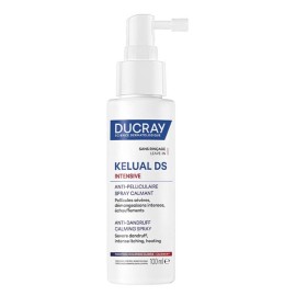 DUCRAY Kelual Ds Intensive Anti-Dandruff Calming Spray, Καταπραϋντικό Σπρέι Κατά της Πιτυρίδας Προσφέρει Αίσθηση Φρεσκάδας Ανάμεσα στα Λουσίματα -100ml