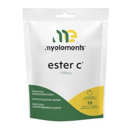 MY ELEMENTS Ester C 1000mg, Συμπλήρωμα Διατροφής με Βιταμίνη C σε Mορφή Ester C - 10αναβρ. δισκία