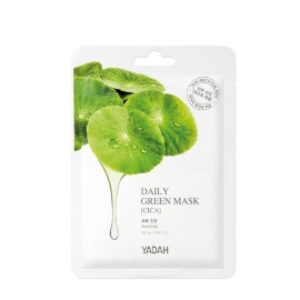 YADAH Daily Green Mask, Cica, Υφασμάτινη Μάσκα Ενυδάτωσης από Βamboo - 1τεμ