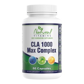 NATURAL VITAMINS CLA Max 1000 Complex - 60caps