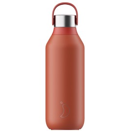 CHILLYS Bottle Series 2, Μπουκάλι- Θερμός, Maple Red - 500ml