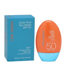 MEDISEI Time Eraser Color Fluid Sun Shield SPF50, Αντηλιακό Γαλάκτωμα Προσώπου με Χρώμα - 50ml