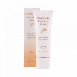 COVERDERM Luminous Exfolia Whitening Scrub, Λευκαντική  & Απολεπιστική Κρέμα Προσώπου - 50ml