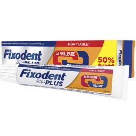 FIXODENT Pro Plus, Πιο Δυνατό Κράτημα, Στερεωτική Κρέμα Οδοντοστοιχιών - 60gr