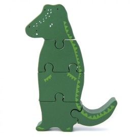 TRIXIE Wooden Body Puzzle Mr Crocodile - 1τεμ