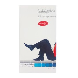 LABORATORI PIAZZA Κάλτσες Κάτω Γόνατος Ανδρικές Διαβαθμισμένης Συμπίεσης 18-22 MmHG Νο3(M) Μαύρες - 1ζεύγος