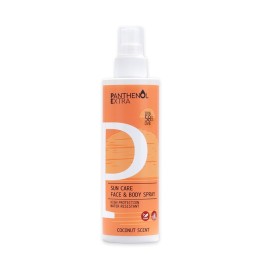 PANTHENOL EXTRA Sun Care Face & Body Spray SPF50 Coconut Scent, Αντηλιακό Γαλάκτωμα Σπρέι Προσώπου & Σώματος - 250ml