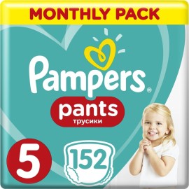 PAMPERS Pants Νο 5 (12-18kg) Monthly Pack - 152τμχ