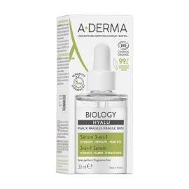 A-DERMA Biology  Hyalu Serum 3in1, Ενυδατικός Ορός 3σε1 - 30ml