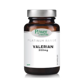POWER OF NATURE Valerian 300mg, Συμπλήρωμα Διατροφής με Βαλεριάνα - 30caps