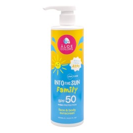 ALOE COLORS Into the Sun Family, Αντηλιακό για Πρόσωπο & Σώμα SPF50 -450ml