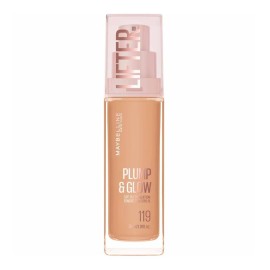 MAYBELLINE Plump & Glow Foundation SPF15/ Εμπλουτισμένο με Νιασιναμίδη και Υαλουρονικό Οξύ, No119 -30ml