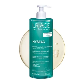 URIAGE Hyseac Cleansing Gel. Τζελ Καθαρισμού για Λιπαρές Επιδερμίδες με τάση Ακμής - 500ml