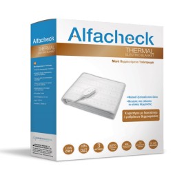 ALFACHECK Thermal Electric Blanket, Μονό Ηλεκτρικό Θερμαινόμενο Υπόστρωμα 150x80cm - 1τεμ