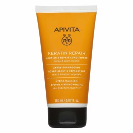 APIVITA Keratin Repair Conditioner, Kρέμα Θρέψης & Επανόρθωσης για Ξηρά, Ταλαιπωρημένα Μαλλιά - 150ml