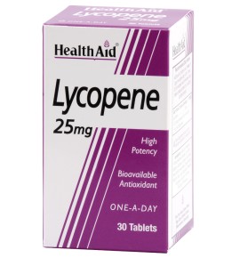 HEALTH AID Lycopene 25mg, Λυκοπένη  - 30tabs
