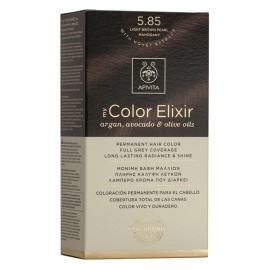 APIVITA My Color Elixir, Βαφή Μαλλιών No 5.85 - Καστανό Ανοιχτό Περλέ Μαονί
